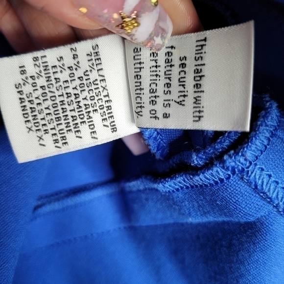 Diane Von Furstenberg Blue Cocktail Dress - Picture 15 of 15